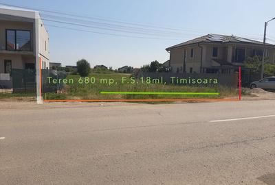Teren pozitie premium, Timisoara Calea Urseni