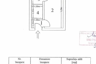 Garsonieră semidecomandată în Central