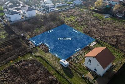 CORBEANCA - OSTRATU,TEREN INTRAVILAN 1266 MP,DESCHIDERE 30 M,GAZ,CURENT,CANALIZA - 5