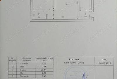 Apartament cu 2 camere semidecomandat în Central - 10