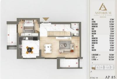 AP.ARTAMEN 5 CAMERE TIP DUPLEX - ASTORIUM LIFE! - 3