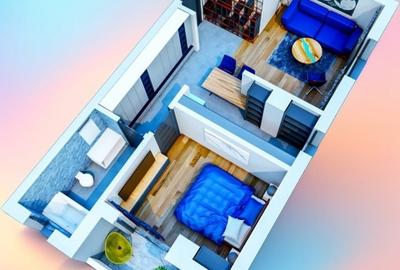 Apartament cu 2 camere decomandat în Vișani