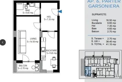 Garsonieră de vânzare  - ansamblu rezidențial nou - 5