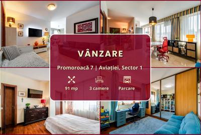 Apartament cu 3 camere semidecomandat, mobilat în Aviației - 2