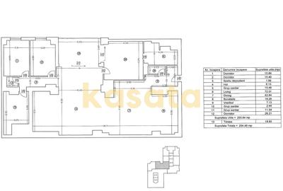 Apartament cu 4 camere semidecomandat în Barbu Văcărescu