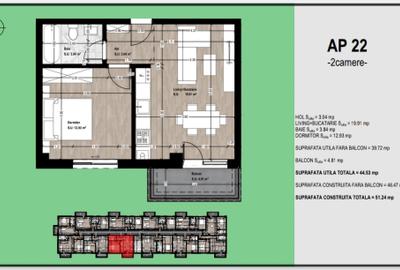 Apartamente 1 si 2 camere Otopeni | str Avram Iancu | Reducere 10% - 12