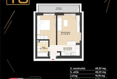 Garsonieră semidecomandată în Vest - 12