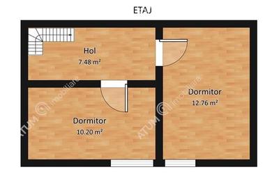 Apartament la casa cu 3 camere decomandate in zona Terezian din Sibiu - 8