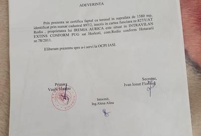 Teren de 1580 mp, în Horlești - 5