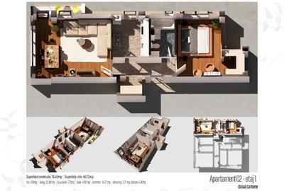KAMSAS | 2 CAMERE DECOMANDAT | OFERTA | TVA INCLUS | - 1
