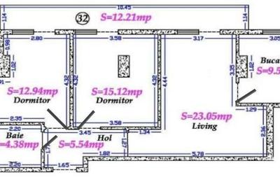 Apartament 3 camere - Decebal - Direct Dezvoltator - Comision 0% - 10