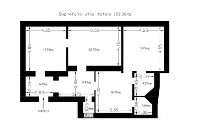Spațiu comercial, de 103 mp, în Ultracentral - 2