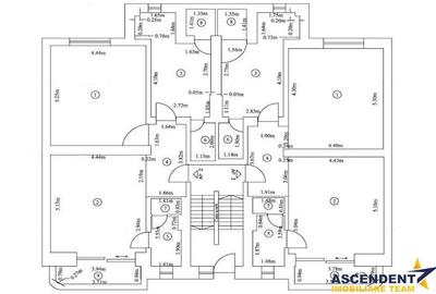 Casă individuală cu 16 camere cu Canalizare în Centrul Civic - 11
