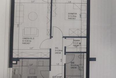 Apartament 2 camere Tractorul-Coresi,mobilat,parcare,135000 Euro neg - 6