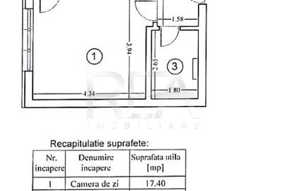Garsoniera 1/12, centrala, bloc 2017-Politehnica-Exigent One - 6