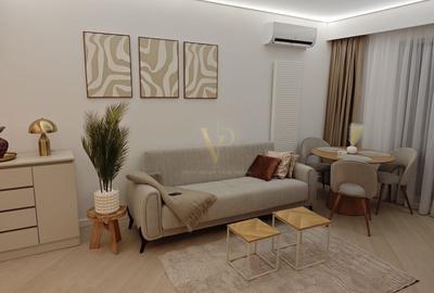 Apartament cu 2 camere semidecomandat, mobilat în Pipera