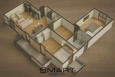 Apartament cu 3 camere decomandat în Periferie - 2