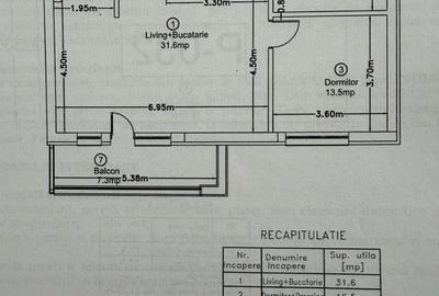 Apartament cu 3 camere decomandat în Central - 3