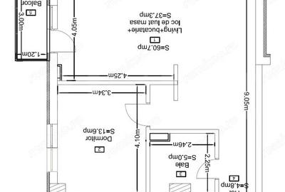 Apartament cu 2 camere semidecomandat în Central - 5