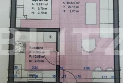 Garsonieră semidecomandată în Florești - 10