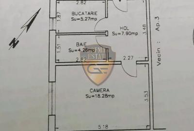 Apartament 2 camere, gaze, parter zona City Park Mall - 8