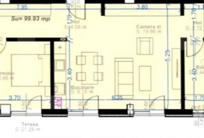 Apartament cu 4 camere semidecomandat în Aradului - 1