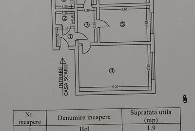 Apartament cu 3 camere decomandat în Central - 1