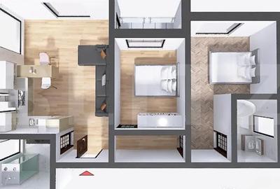 Apartament cu 3 camere decomandat în Central - 3