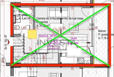 Apartament cu 2 camere semidecomandat în Gheorgheni - 3