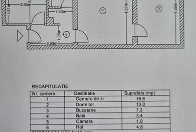 Apartament cu 2 camere în Central - 1