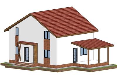 Casa noua, P+E, 5 camere, 2 bai, terasa, teren 400mp, in Lilieci, strada Rozelor - 22