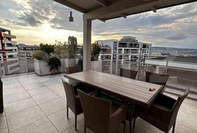 Apartament tip penthouse, 210 mp, 260 mp terasa, 2 garaje, Buna Ziua - 2