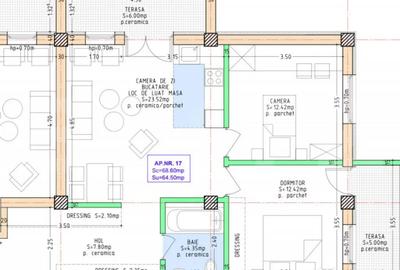 Apartament cu 3 camere decomandat în Central - 1