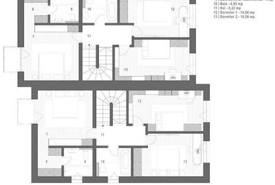 Casă cu 6 camere cu Teren 300 Mp în Apahida - 1