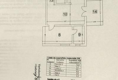 Apartament cu 2 camere decomandat, mobilat în Domnești - 15