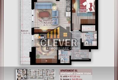 Apartament 3 camere Theodor Pallady Metrou N. Teclu - 1