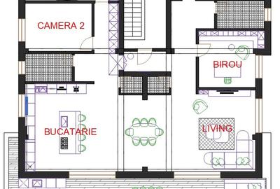 Apartament cu 3 camere decomandat în Central - 5