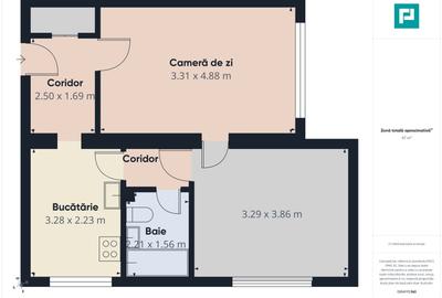 Apartament cu 2 camere în Podgoria - 6