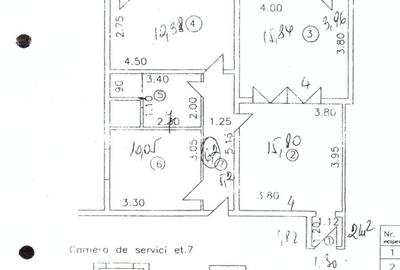 Apartament cu 3 camere, mobilat în Dacia - 11