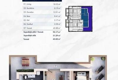 Variante apartamente 2 camere cartier nou zona Mehala - ID V4927 - 5