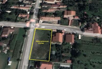 Teren Construcții intravilan de 1270 mp, în Vest