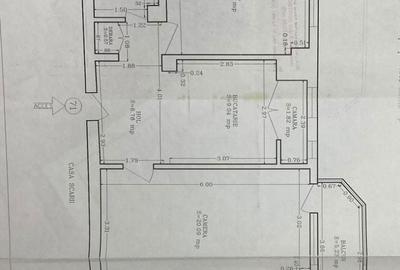 Apartament cu 2 camere decomandat în Gara
