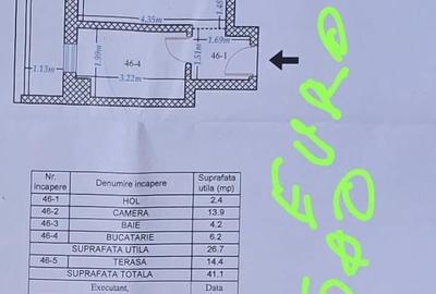 Apartament cu 2 camere decomandat în Sălăjan - 2