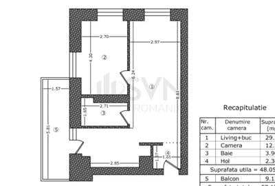 REA1023357 Apartament modern 2 camere in Marmura Residence I Loc de parcare incl - 14