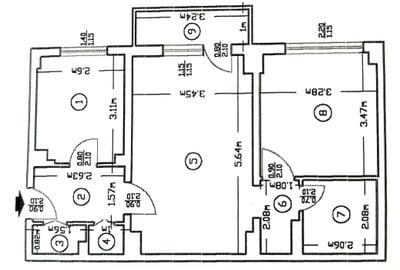 Apartament cu 2 camere semidecomandat în Mihai Bravu - 1