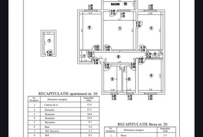 Apartament 4 camere 75.7 mp - 1