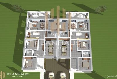 Casă duplex  semifinisată , Tăuții de Sus, 1 600 mp teren cu view - 2