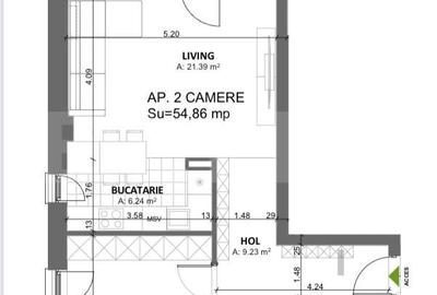 Apartament cu 2 camere Timisoara Nord- Cal. Totontalului - 1