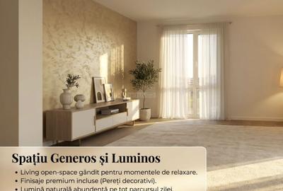 Apartament cu 2 camere decomandat în Moșnița Nouă - 2