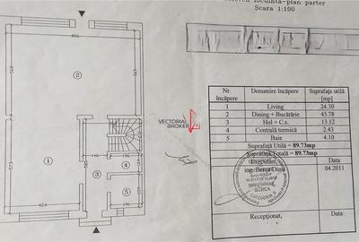 Duplex cu 5 camere cu Canalizare în Central - 7